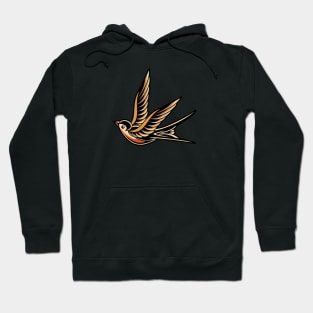 Swallow Traditional Tattoo Hoodie